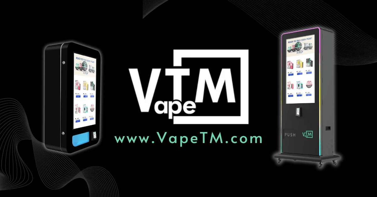 VTM Vape — wall-mounted and free-standing digital vending machines, VapeTM.com