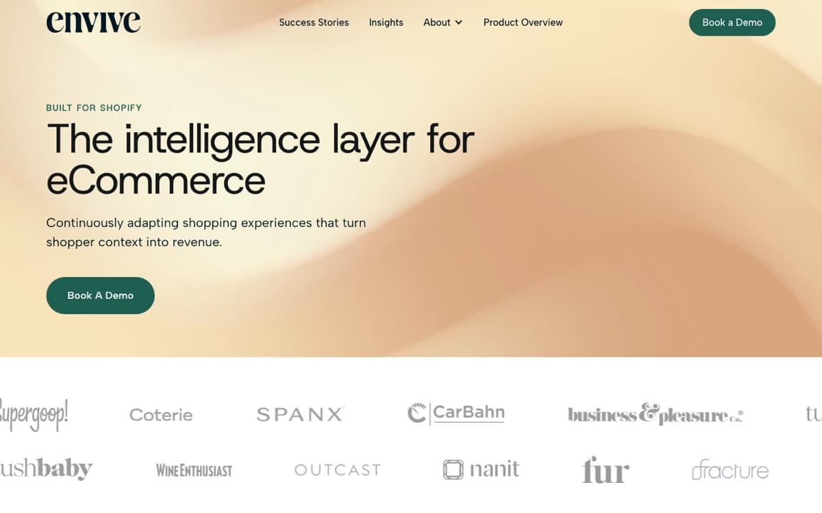 Envive website